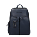 Piquadro Men's Backpacks And Pouches Blue/ Navy Blue Leather