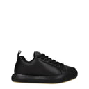 Bottega Veneta Herens Leren zwarte sneakers