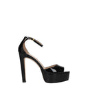 Stuart Weitzman Disco Platform Sandals Women's Patent Black