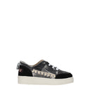 Mou Vrouwen's Sneakers Suède Grijs/Zwart