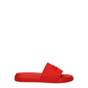 Alexander Mc Queen Women's Clogs And Mules Rubber Red/Bright Red