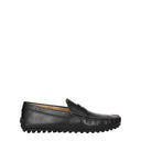 Tod's Men's Moccasins Black Leather