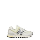 New Balance Sneakers 574 Women's Fabric Beige