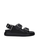 Alexander Mc Queen Alabama Men's Leather Black Loafers And Clogs