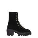 Stuart Weitzman Soho Perla Donna's Stivali in pelle scamosciata Neri