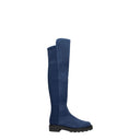 Stuart Weitzman 5050 Boots Women's Suede Blue/Indigo