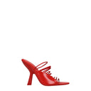 Salvatore Ferragamo Women's Sandals Red/Flame Leather