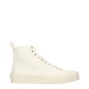 Jil Sander Herens Sneakers Stof Beige/Ivoor