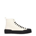 Jil Sander Men's Sneakers Fabric Beige/Black