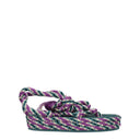 Isabel Marant Donna's Sandali In Tessuto Multicolor