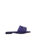 Bottega Veneta Women's Sandals And Clogs Purple Leather