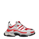 Balenciaga Baskets Adidas Triple S Hommes's Tissu Gris/Rouge