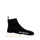 Love Moschino Women's Fabric Black Sneakers