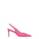 Zamszowe sandały damskie Stuart Weitzman w kolorze różowego różu