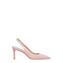 Stuart Weitzman Mujers Sandalias Ante Rosa/Bailarina