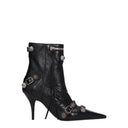 Balenciaga Women's Leather Boots Black