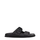 Valentino Garavani Men's Slippers And Clogs Black Leather