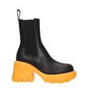 Bottega Veneta Women's Boots Leather Black/Mandarin