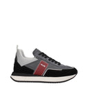 Cesare Paciotti Sneakers 4us Men's Fabric Gray/Burgundy