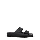 Palm Angels Mujers Sandalias Piel Negro