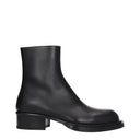 Alexander Mc Queen Men's Boots Black Leather