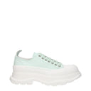 Alexander Mc Queen Herens Sneakers Groen/Aqua Leer
