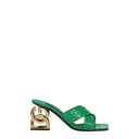 Dolce&Gabbana Women's Sandals Green/Grass Leather