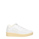 Jil Sander Mujers Deportivas Piel Blanco/Crudo