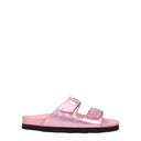 Palm Angels Slippers And Clogs Women Pink Leather
