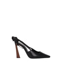 Saint Laurent Blade Sandals Women Leather Black