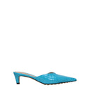 Bottega Veneta Women's Sandals Glossy Sky Blue/Pool Blue