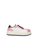 Kenzo Damess Sneakers Wit/Roze Leer