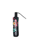 Damski parasol Moschino, poliester, czarny