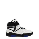 Saint Laurent Men's Sneakers White/Black Leather