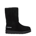 Love Moschino Women's Suede Ankle Boots Black