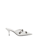 Balenciaga Women's White Leather Sandals