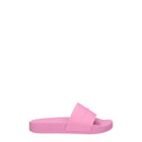 Balenciaga Gift Idea Slippers Kids Women Rubber Pink/Pink Fit