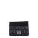 Dolce&Gabbana Portadocumenti Uomo In Pelle Nero/Grigio