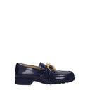 Bottega Veneta Men's Moccasins Monsieur Blue/Dark Blue Leather