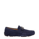 Salvatore Ferragamo Paris Eco Mokassins Herren Wildleder Blau/Marineblau