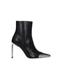 Off White Women's Boots Black Leather