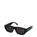 Bottega Veneta Damens Sonnenbrille Acetat Schwarz/Grau