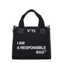 V°73 Handbags Responsibility Bis Women's Fabric Black