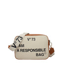 V°73 Crossbodytas Responsability Bis Dames Polyester Beige/Leer