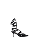 Valentino Garavani Women's Sandals Patent Black