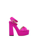 Jimmy Choo Gaia Women's Sandals Satin Fuchsia