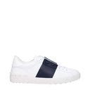 Valentino Garavani Men's Sneakers White/Navy Blue Leather