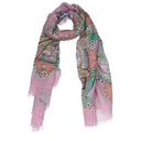 Etro Women's Scarf Modal Pink/Multicolor