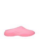 Prada Mellow Donna's Zoccoli E Sabot In Gomma Rosa/Begonia