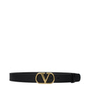Valentino Garavani Men's Belt Black Leather